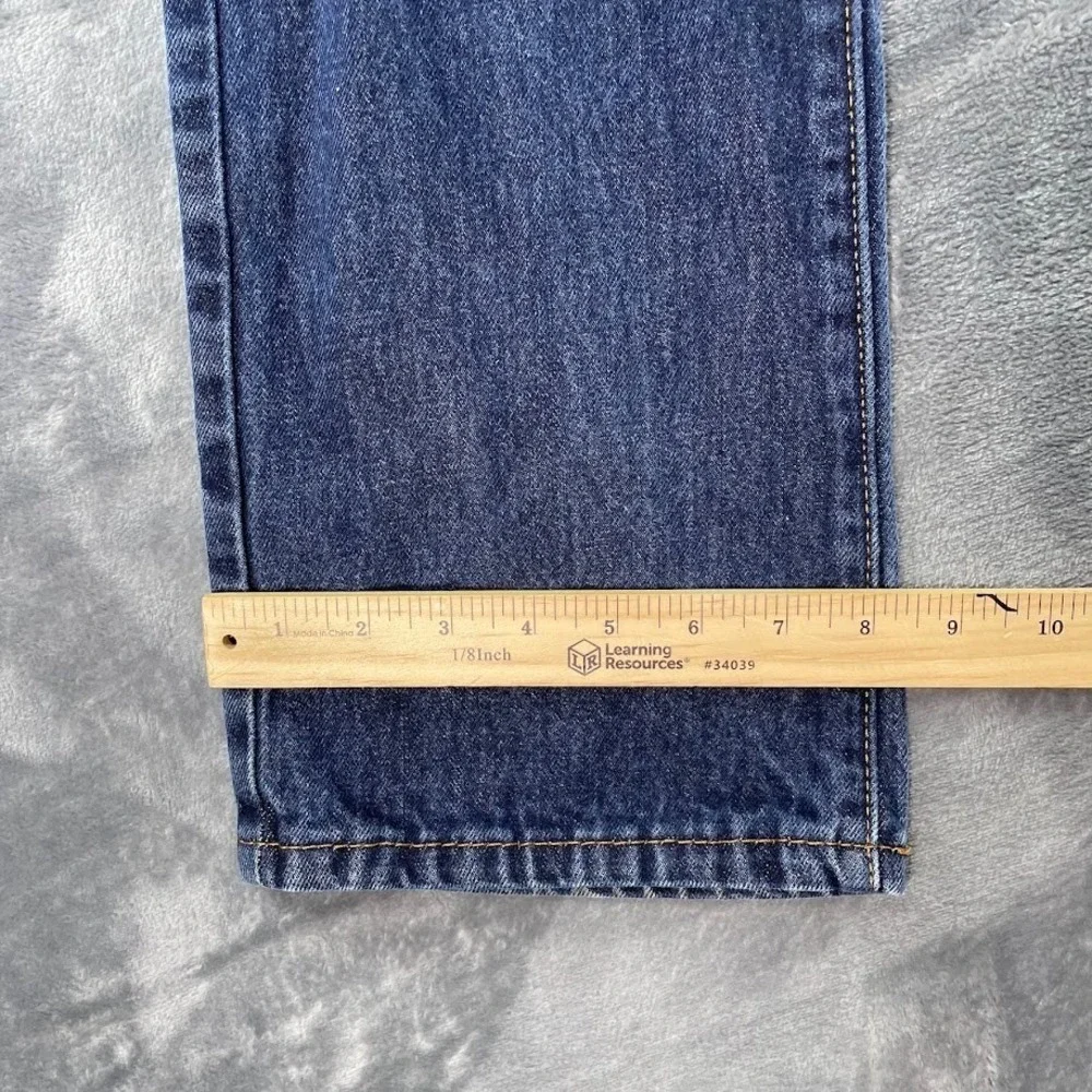 Levis 517 Bootcut Denim Jeans 29x32 Mens Dark Wash Blue Western Cowboy Bootcut